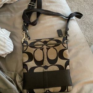 Black coach purse